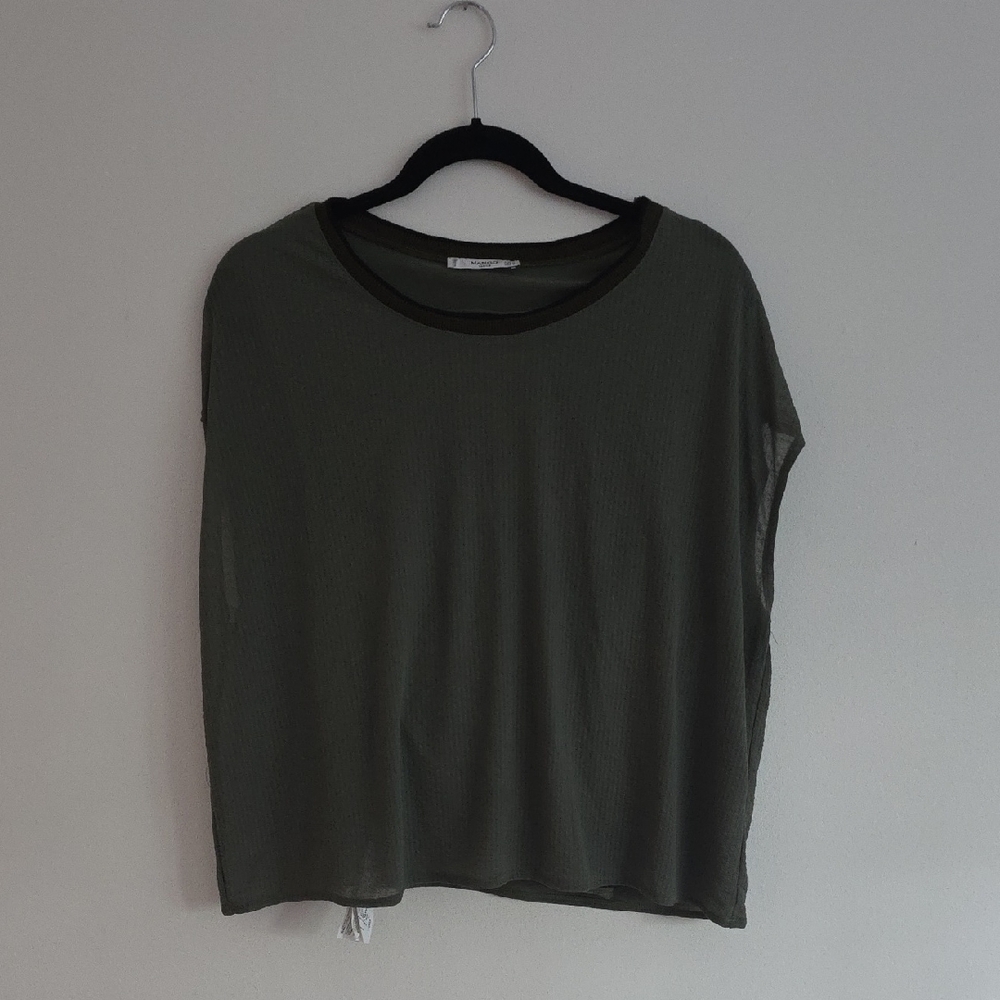 Mango Olive Muscle Tee